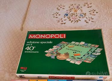 MONOPOLI EDIZIONE SPECIALE 40 ANNIVERSARIO