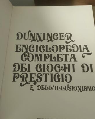 Dunninger Enciclopedia giochi prestigio 