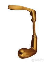 Pomolo + maniglia per porta esterna in bronzo