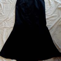 Abito Vestito con paillettes nero e corpetto 