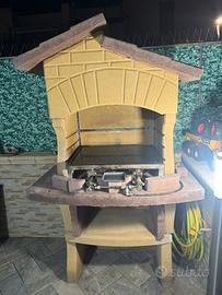 Barbecue in cemento