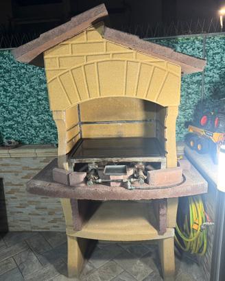 Barbecue in cemento