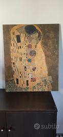 Quadro pannello in legno "Il Bacio" di Klimt