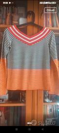 Blusa on viscosa Iceberg multicolor millerighe 