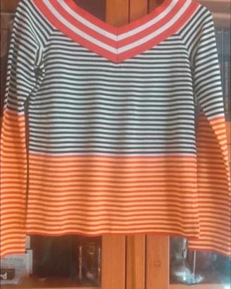 Blusa on viscosa Iceberg multicolor millerighe 