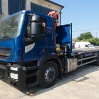 IVECO Stralis AD 260S36 6x2 - 2018 - gru e pianale