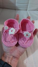 sandali infradito bambina 0-3 mesi
