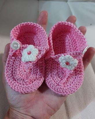 sandali infradito bambina 0-3 mesi