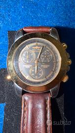 Orologio , sector con cinturino marrone , anni 70