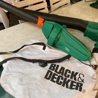 Soffiatore/aspira foglie Black&Decker