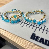 Orecchini e anello realizzati a mano