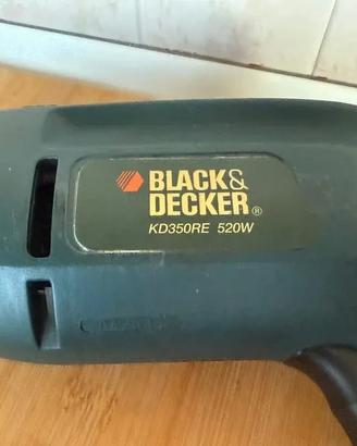 Trapano a Percussione Black & Decker KD350RE 520W