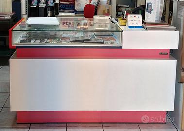 Bancone espositore SEVERI con luci per negozi