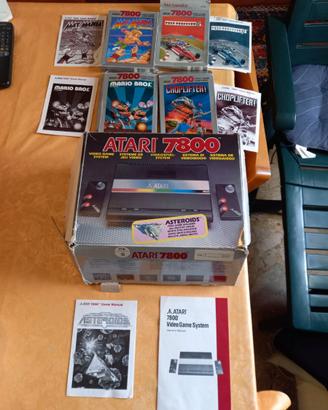 Atari 7800 boxata + 4 giochi