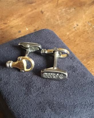 GUCCI gemelli "Horsebite " originali