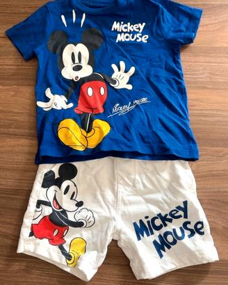 Completo Disney Baby bimbo 12-18 mesi – T-shirt +