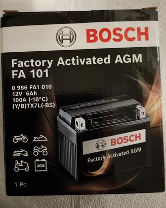 BATTERIA  SIGILLATA BOSH  YTX7L AGM 12 volt 6Ah