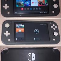 Nintendo Switch Lite (grigio) + giochi + custodia