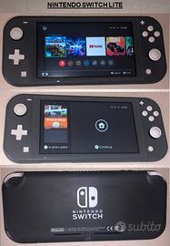 Nintendo Switch Lite (grigio) + giochi + custodia