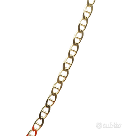 Collana da uomo realizzata in oro giallo 18 kt