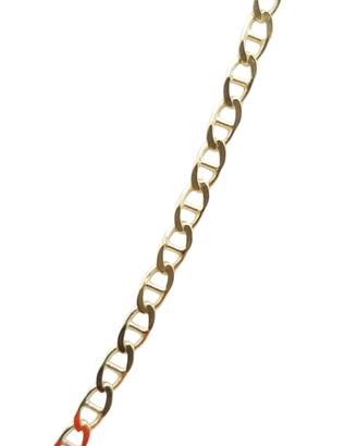 Collana da uomo realizzata in oro giallo 18 kt