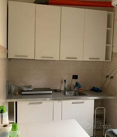 Cucina componibile laccata bianca+elettrodomestici