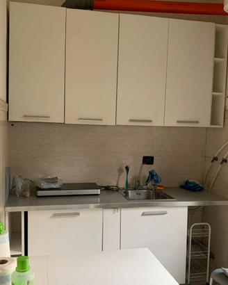 Cucina componibile laccata bianca+elettrodomestici