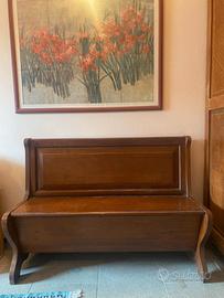 Panca in legno contenitiva