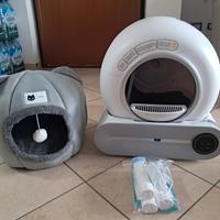 Lettiera autopulente smart wifi per gatti.