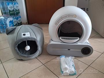 Lettiera autopulente smart wifi per gatti.