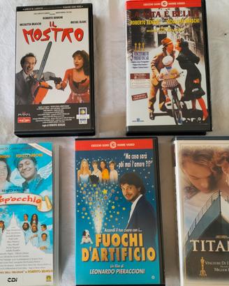 Videocassette Pieraccioni e Benigni
