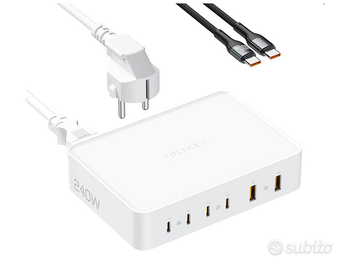 VOLTME Caricatore Desktop 240W GaN III - 6 Porte U