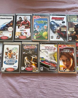 Lotto giochi PSP e Switch