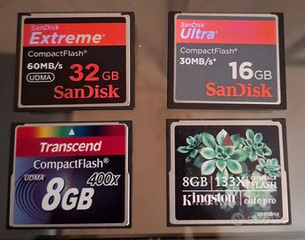CompactFlash – 32gb 16gb 8gb 8gb