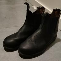 Scarponcini Blundstone in pelle Nero Mod. CHELSEA