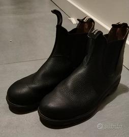 Scarponcini Blundstone in pelle Nero Mod. CHELSEA