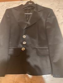 Giacca estiva nero lucido donna