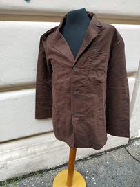 Giacca lavoro invernale fustagno marrone o blu