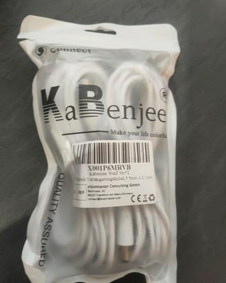 Coppia Cavi Prolunga DC 5.5x2.1mm - Kabenjee (2x5 