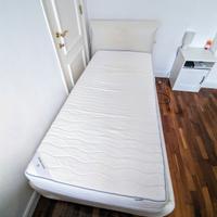 Letto singolo contenitore + materasso