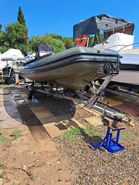 Gommone+ motore+ carrello