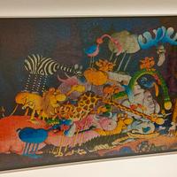 Quadro puzzle di Mordillo