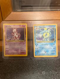 Carte Pokemon Mewtwo e Gyarados