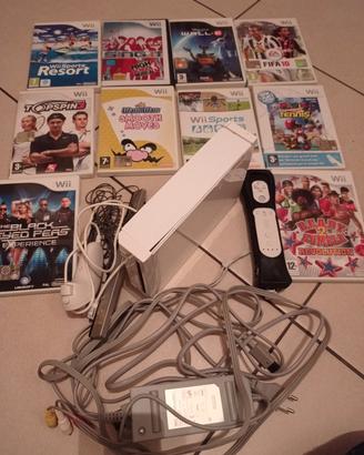 Nintendo Wii con 10 giochi 
