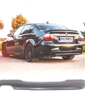 DIFFUSORE BMW E90 E91 LOOK M DOPPIA USCITA