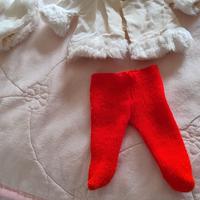 vestitino bambola  cappottino ghettine e capellino