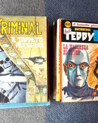 Lotto di 12 fumetti / formato tascabile vintage