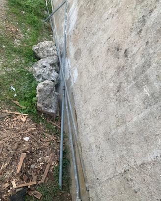 Tubo di ferro zincato 15 metri