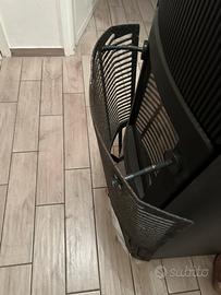 Protezione per vetro stufa