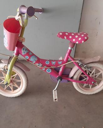 Bici minnie ideale per andare senza rotelle